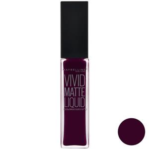 رژ لب مایع میبلین سری Vivid Matte مدل Possessed Plum شماره 45 Maybelline Vivid Matte Possessed Plum Liquid Lip Gloss No 45