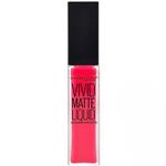 رژ لب مایع میبلین سری Vivid Matte مدل Coral Courage شماره 20