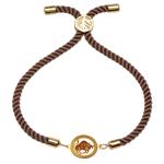 دستبند طلا 18 عیار زنانه کرابو طرح اردیبهشت ماه مدل kr101650
