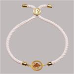 دستبند طلا 18 عیار زنانه کرابو طرح اردیبهشت ماه مدل kr101652