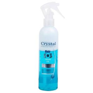 اسپری دو فاز مو کریستال مدل ارگان حجم 250 میلی لیتر مجموعه عددی Cristal Argan Hair Spray 250ml 