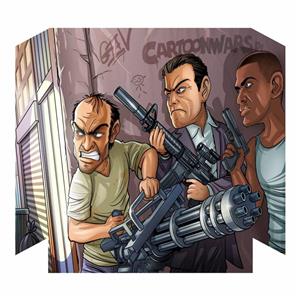 برچسب پلی استیشن ۴ فت مدل جی تی ای