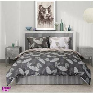 سرویس ملحفه سینا خواب مدل برگی دونفره ۶تکه