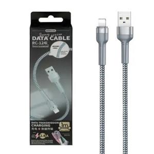 کابل تبدیل USB به لایتنینگ ریمکس مدل RC-124i به طول 1 متر