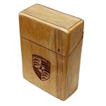 جعبه سیگار طرح پورشه مدل چوبی