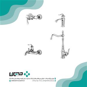 ست شیرآلات ایرسا مدل هلن طلایی