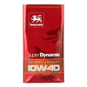 روغن موتور خودرو ولور مدل Super dynamic 10W40 SN حجم 5 لیتر