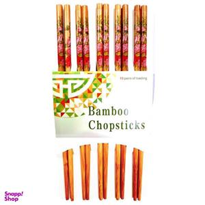 چوب غذاخوری مدل چاپستیک کد 400 بسته 10 عددی 