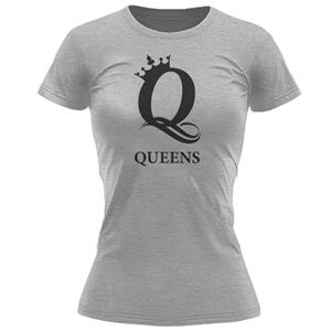 تی شرت آستین کوتاه زنانه مدل ملکه کد 160 AA 