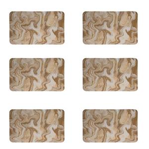 زیربشقابی طرح ابر و باد کد 8375 مجموعه 6 عددی
