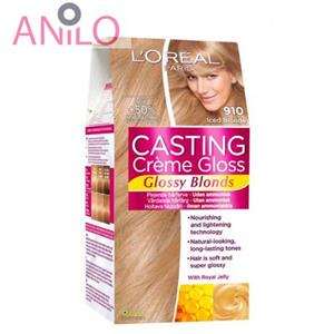 رنگ مو کستینگ لورال شماره 910 LOreal Casting Creme Gloss Hair Color Kit 910