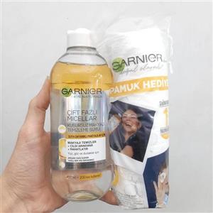 محلول پاک کننده آرایش صورت گارنیه مدل Argan حجم 400 میلی لیتر