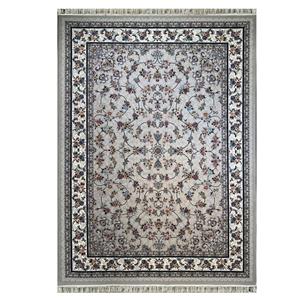 فرش ماشینی ستاره کوروش کاشان مدل گیلدا زمینه فیلی