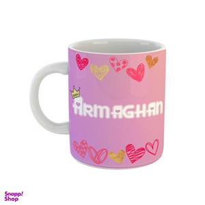 ماگ طرح تک شاخ مدل ارمغان