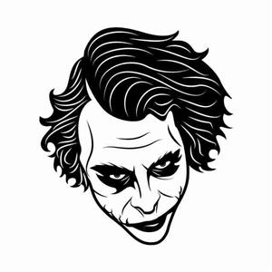 برچسب بدنه خودرو طرح جوکر کد 103