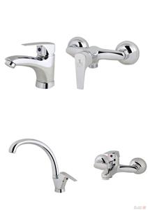 شیرآلات طوفان فلز مدل مهر دنا مجموعه 4 عددی