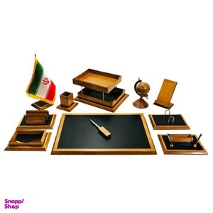 ست لوازم اداری رومیزی مدل MN-9 مجموعه 11 عددی