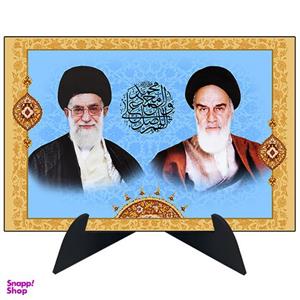 تابلو شاسی رومیزی طرح رهبر سید علی خامنه ای و امام خمینی مدل AG-274