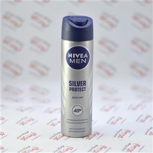 پک اسپری مردانه نیوآ مدل Silver Protect و Cool Kick بسته دو عددی Nivea Silver Protect And Cool Kick Spray For Men Pack Of 2