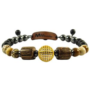 دستبند طلا 18عیار مردانه مانچو مدل bfg575 Mancho BFG575 Gold Bracelet For Men