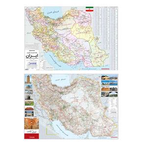 نقشه ایران گیتاشناسی نوین مدل Ir-3 مجموعه 2 عددی