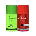 اسپری خوشبو کننده هوا دریکس مدل lacoste و danhill red حجم 260 میلی لیتر مجموعه 2 عددی