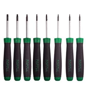 مجموعه 8 عددی پیچ گوشتی ستاره ای تاپ تول مدل 547106