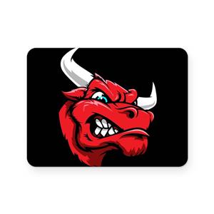 برچسب تاچ پد دسته پلی استیشن 4 ونسونی طرح Angry Red Bull Head