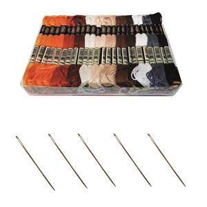 نخ کوبلن پنگوئن کد DMC2 مجموعه 100 عددی به همراه سوزن کوبلن