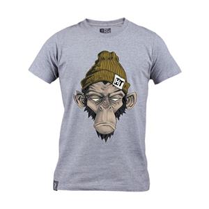 تیشرت آستین کوتاه مردانه طرح میمون کد 129
