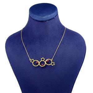 گردنبند طلا 18 عیار زنانه کانیار مدل یلدا 14