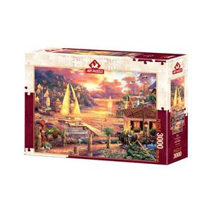 پازل 3000 تکه آرت پازل طرح The golden sea کد 5524