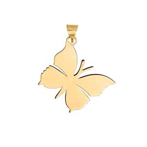 آویز گردنبند طلا 18 عیار زنانه کرابو طرح پروانه مدل Kr3004 