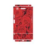 برچسب پوششی ماهوت مدل Red-Flower-FullSkin  مناسب برای گوشی موبایل سونی Xperia XZ1