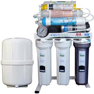 دستگاه تصفیه کننده آب آکوآ اسپرینگ مدل  RO - NF3400 به همراه فیلتر مجموعه 3 عددی