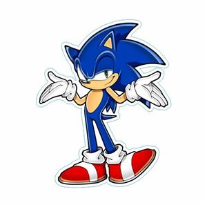 برچسب بدنه موتور سیکلت طرح سونیک SONIC کد 1 