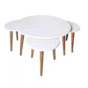 میز پذیرایی مدل سپیدار H101 مجموعه 4 عددی