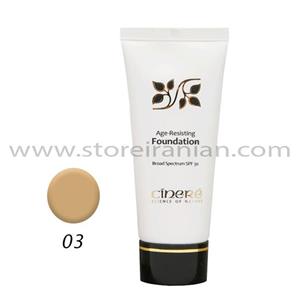 کرم پودر ضد چروک شماره 3 سینره حجم 40 میلی لیتر Cinere Foundation Anti Resisting Cream No.3 40ml