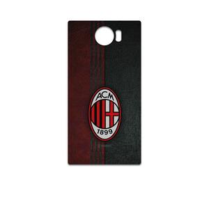 برچسب پوششی ماهوت مدل AC-Milan-FC مناسب برای گوشی موبایل بلک بری Priv