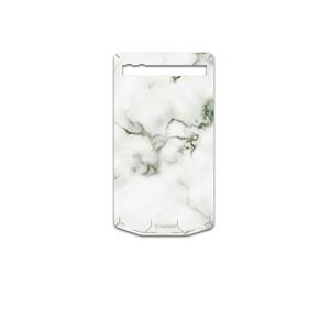برچسب پوششی ماهوت مدل Blanco-Smoke-Marble مناسب برای گوشی موبایل بلک بری Porsche Design P9983
