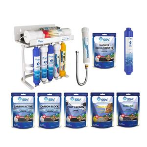 دستگاه تصفیه کننده آب اس اس وی مدل pureline x700 به همراه مجموعه شارژ یدک و فیلتر دوش
