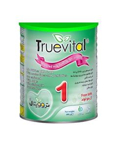 شیر خشک تروویتال 1 مناسب شیرخواران 0 تا 6 ماه 400گرم Truevital 1 Milk Powder 400g