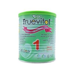شیر خشک تروویتال 1 مناسب شیرخواران 0 تا 6 ماه 400گرم Truevital 1 Milk Powder 400g