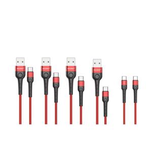 کابل تبدیل USB به USB-C کلومن پلاس مدل K7 بسته 5 عددی