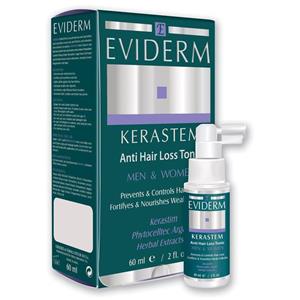 محلول تقویت مو کراستم اویدرم مناسب انواع الگو‎های ریزش مو 60 میلی‎لیتر Eviderm Kerastem Solution 60ml