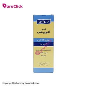 کرم مرطوب ‎کننده آتوپیکس 3 درصد اوره مناسب پوست خشک 75 گرم ایروکس 