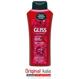 شامپو موهای رنگ شده گلیس کراتین حجم 250 میلی لیتر Gliss Hair Repair Ultimate Color With Keratin Hair Shampoo 250ml