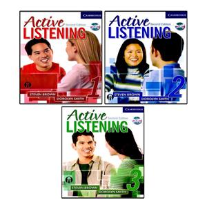 کتاب Active Listening Second Edition اثر  Steven Brown And Dorolyn Smith انتشارات الوندپویان سه جلدی