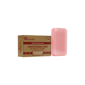 صابون درماتولوژیک روغن آرگان میس ادن مناسب پوست خشک 100 گرم Miss Eden Dermatological Soap with Argan Oil Dry Skin 100g 