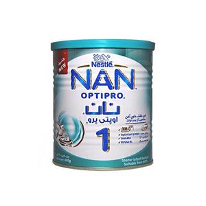 شیر خشک نان 1 نستله اوپتی پرو برای نوزادان 0 تا 6 ماه 400 گرم Nestle Nan Milk Powder 400g 